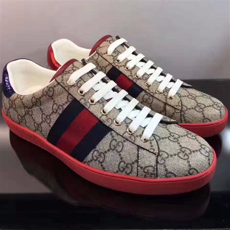 mens gucci sneaker sale|authentic gucci sneakers for men.